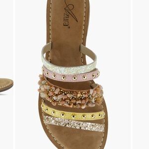 Azura Women's Multi-Color Beaded Sandals